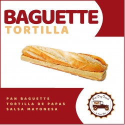 BAGUETTE DE TORTILLA DE PAPAS